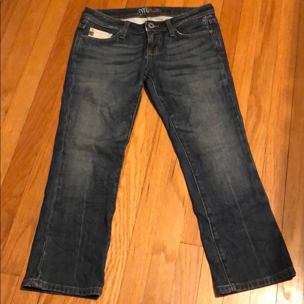 Miss Me cropped straight jeans